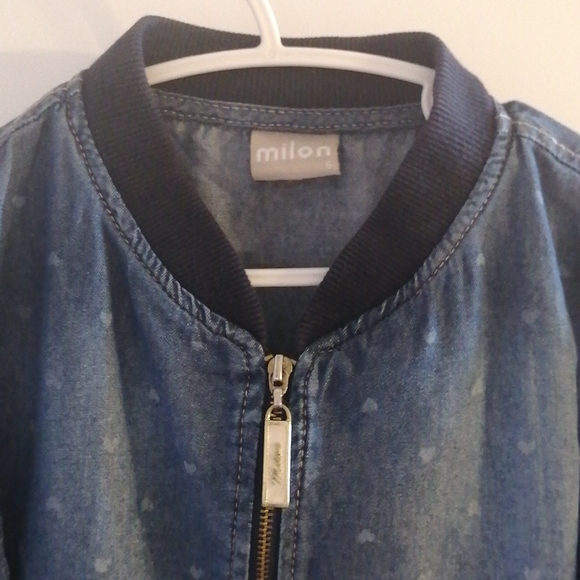 Girl's Lightweight Denim Jacket Size 6 - Picture 3 of 10